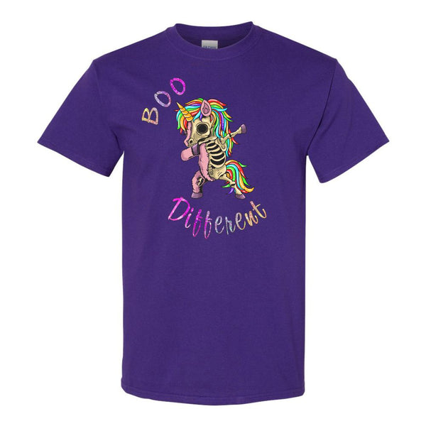 Unicorn Zombie - Boo Different - Halloween T-shirt - Zombie T-shirt - LGTBQ T-shirt - Horror T-shirt