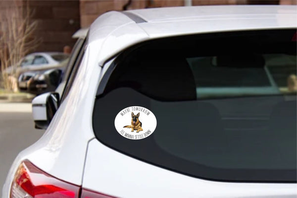Littlest Hobo Decal - Cute German Shepherd Decal - Dog Decal - Furbaby Decal - Gifts For Dog Lovers - Dog Lover Decals - Car Decals