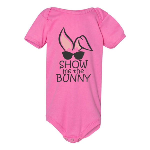 Show Me The Bunny - Cute Easter Onesie - Baby Clothes - Baby Onesie