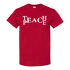 Teach Peace - Inspirational T-shirt - Quote T-shirt - Statement T-shirt - Teacher T-shirt - Teacher Quote T-shirt