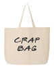 Cute Friends Tote Bag - Crap Bag - Friends Quote - Reusable Shopping Bag - Shopping Bag