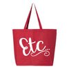 Tote Bag -ETC... - Reusable Shopping Bag - Shopping Bag - Reusable Tote Bag - Swag Bag - Gift For Mom