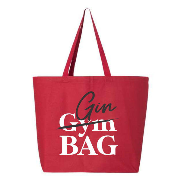 Tote Bag - Gin Bag - Cute Reusable Shopping - Swag Bag - Gift For Mom - Shopping Bag