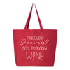 Maybe Groceries, Nah, Probably Wine - Unique Gifts For Mom - Wine Gifts For Mom - Wine Quote - Tote Bag - Reusable Shopping Bag - Custom Shopping Bag - Grocery Bag