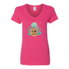 Hello Summer - Cute Summer T-shirt - Pinapple T-shirt - Cute Women's T-shirt - V-neck T-shirt