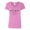 Boy Mom From Son Up To Son Down - Mom Quote - Mother's Day Gift - V-neck T-shirt